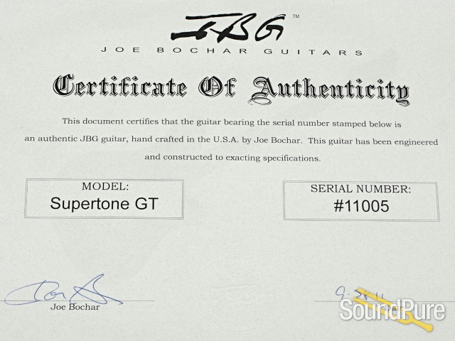 Joe Bochar Supertone GT Electric Guitar #11005 - Used — image 5