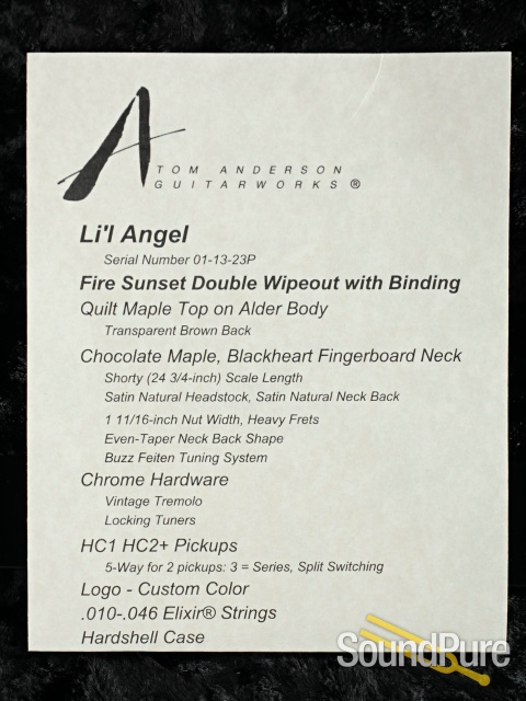 Anderson Li'l Angel Fire Sunset Double Wipeout #01-13-23P — image 5