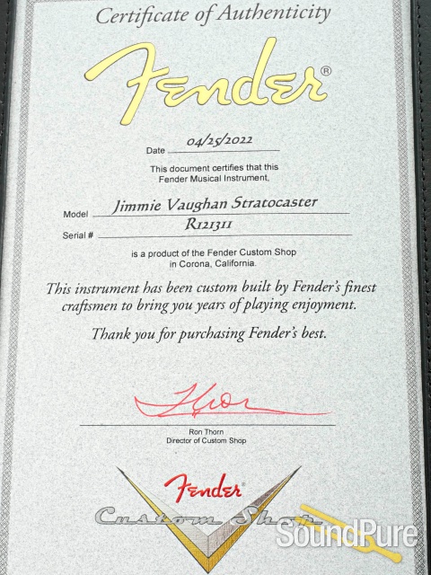 Fender Custom Shop Jimmy Vaughan Strat #R121311 - Used — image 5