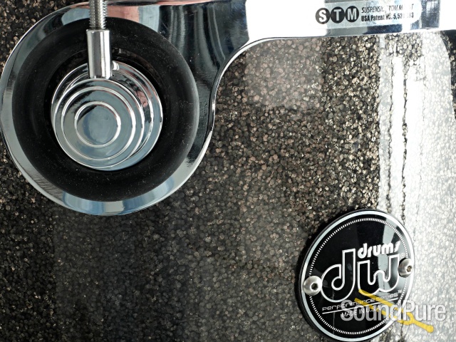 DW 4pc Performance Series Drum Set Pewter Sparkle-Used — image 2