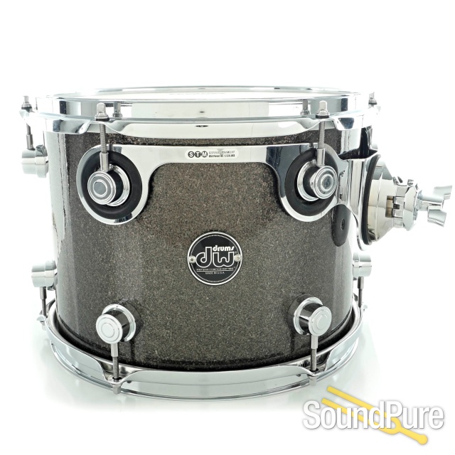 DW 4pc Performance Series Drum Set Pewter Sparkle-Used — image 7