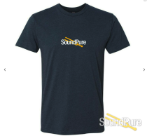 Sound Pure Branded T-Shirt Heather Navy - Extra Large XL