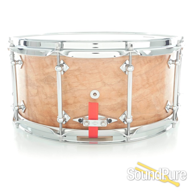 Craviotto 6.5x14 Private Reserve Figured Maple Snare Drum — image 5