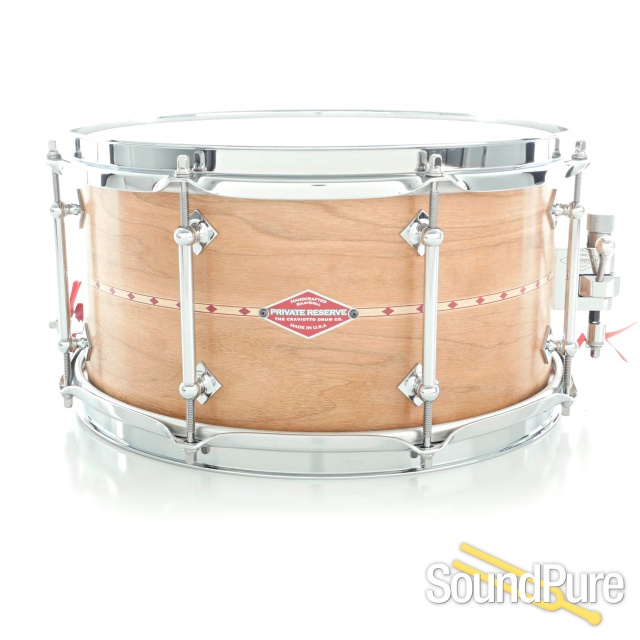 Craviotto 6.5x13 Private Reserve Butternut Custom Snare Drum — image 1