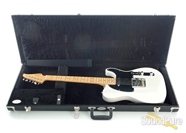 Suhr Classic T Trans White Electric Guitar #68899 — image 4