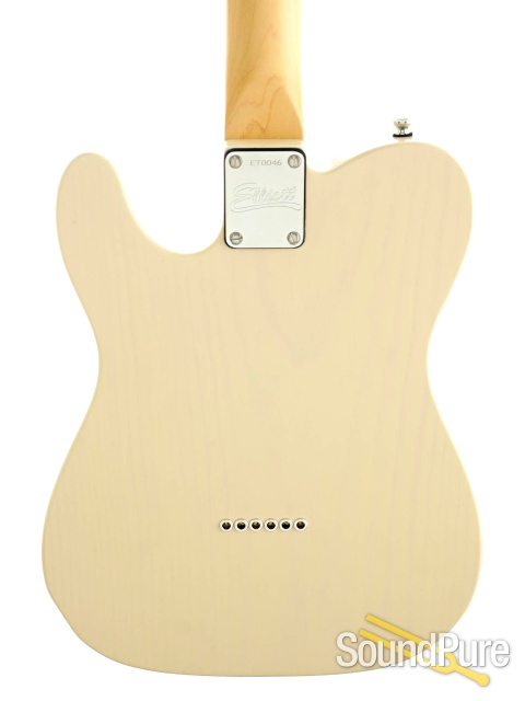 Elliott Guitars Trans White Sugar Pine Guitar #ET0046 — image 4