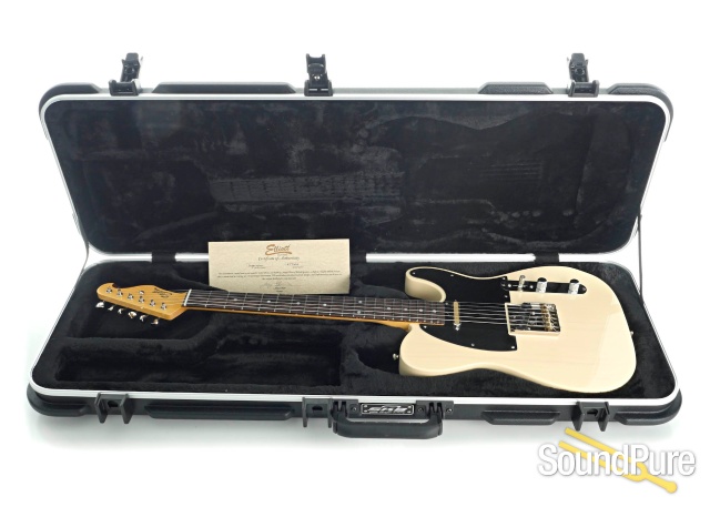 Elliott Guitars Trans White Sugar Pine Guitar #ET0046 — image 6