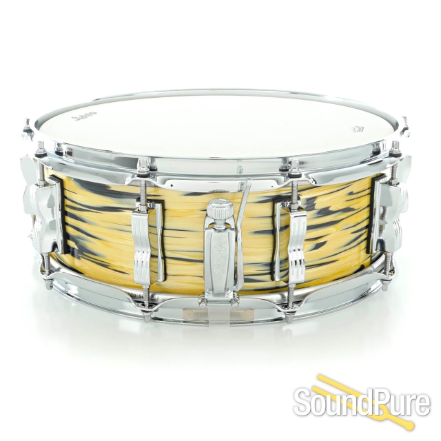 Ludwig 5x14 Classic Maple Snare Drum Lemon Oyster