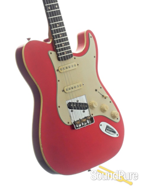 Mario Honcho Candy Apple Red Hardtail Guitar #1022732 - Used — image 2