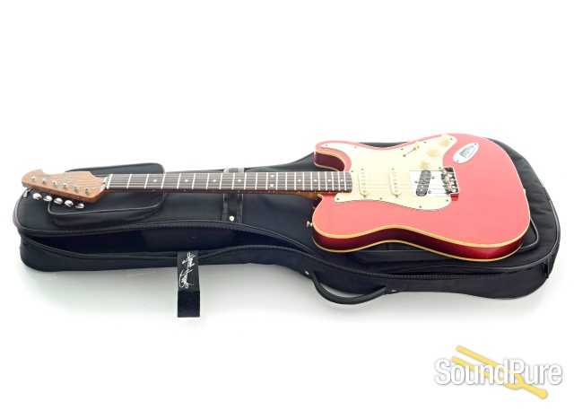 Mario Honcho Candy Apple Red Hardtail Guitar #1022732 - Used — image 5