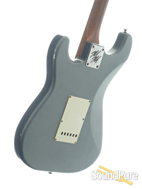 Mario Guitars S Charcoal Frost Relic Guitar #1122744 - Used — image 3