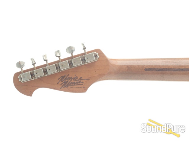Mario Guitars S Charcoal Frost Relic Guitar #1122744 - Used — image 7