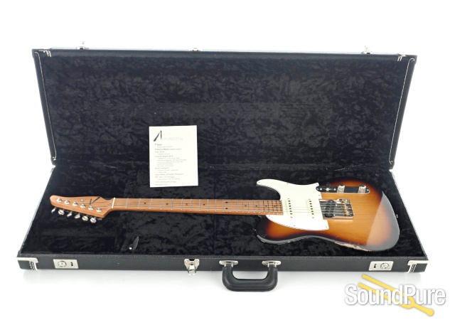 Anderson T Icon Tobacco Burst In-Distress #10-08-20A - Used — image 5