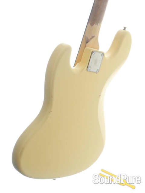 Nash JB-63 Vintage White Electric Bass Guitar #SND-201 — image 3