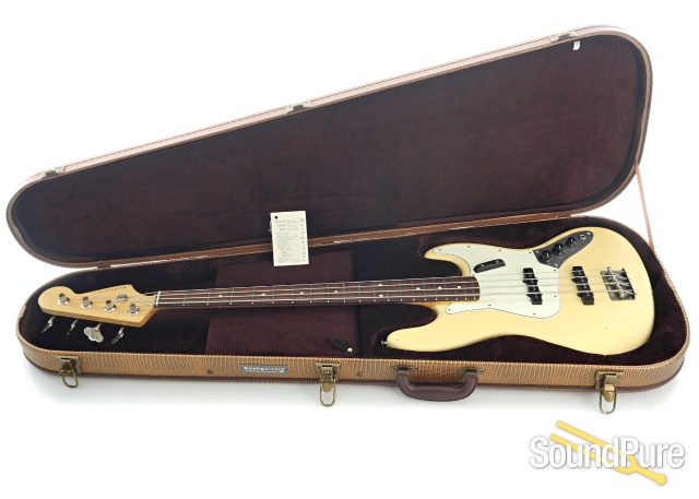 Nash JB-63 Vintage White Electric Bass Guitar #SND-201 — image 6