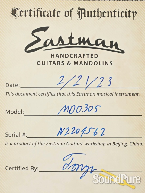 Eastman MDO305 Octave Mandolin #N2204562 — image 4