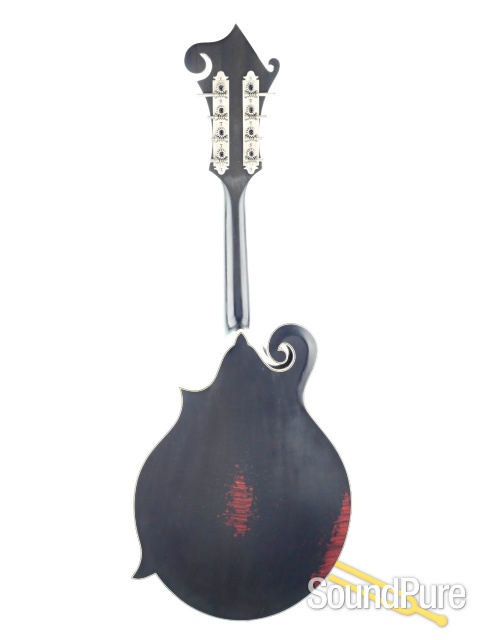 Eastman MD814/v Black Addy/Maple F-Style Mandolin #N2202739 — image 6