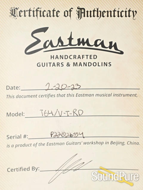 Eastman T64/V-T-RD Thinline Electric #P2202684 — image 5