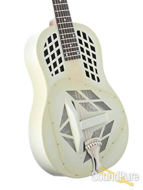 National NRP Steel Tricone Ivory Resonator Guitar #24753 — image 2