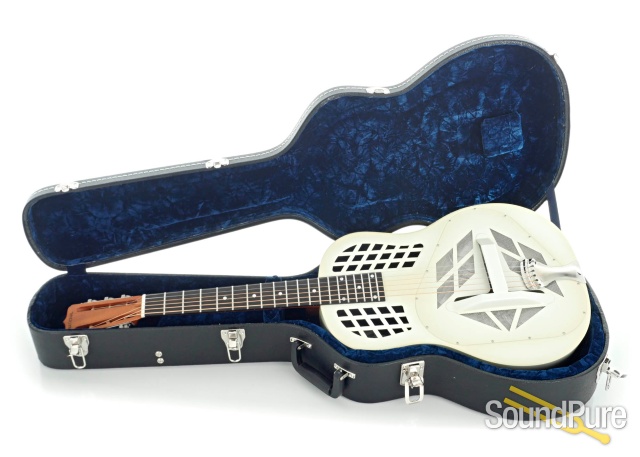 National NRP Steel Tricone Ivory Resonator Guitar #24753 — image 6