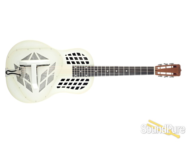 National NRP Steel Tricone Ivory Resonator Guitar #24753 — image 9