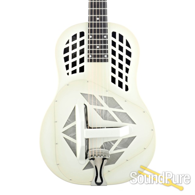 National NRP Steel Tricone Ivory Resonator Guitar #24753 — image 1