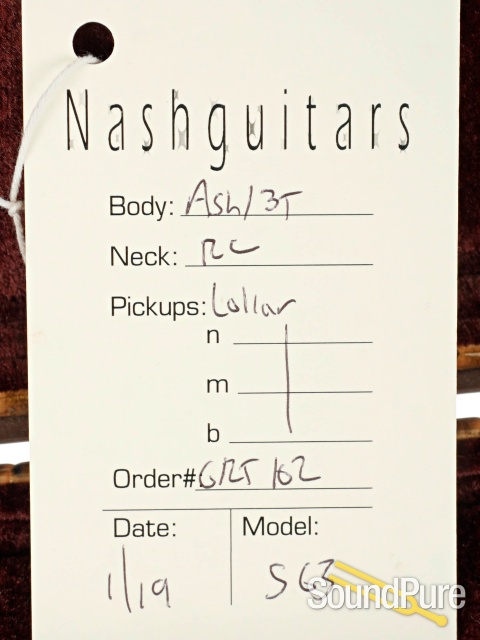 Nash S-63 3-Tone Sunburst Electric Guitar #GRT-102 - Used — image 6