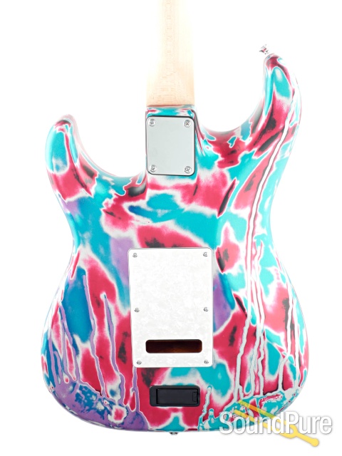 Tyler Studio Elite Psychedelic Vomit Electric Guitar #23087 — image 4