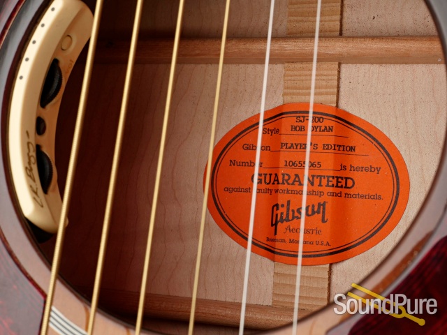 Gibson SJ-200 Bob Dylan Player's Edition #10655065 - Used — image 7