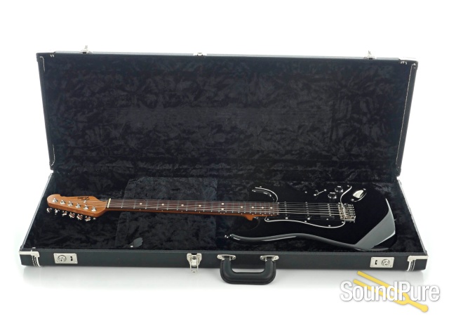 Tuttle Custom Classic S Black Electric Guitar #652 - Used — image 4