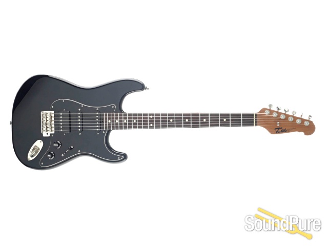 Tuttle Custom Classic S Black Electric Guitar #652 - Used — image 8