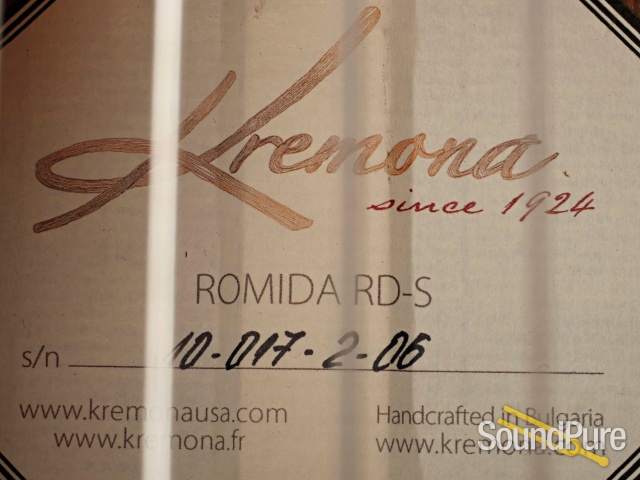 Kremona Romida Spruce/RW Nylon Guitar #10-017-2-06 - Used — image 9