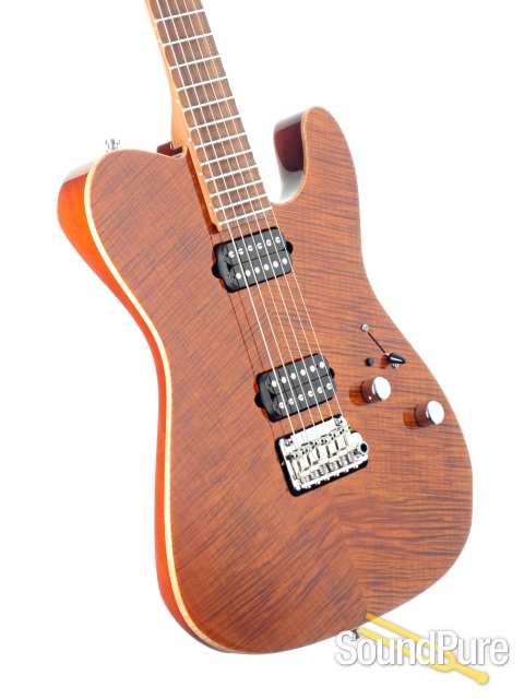 Suhr Classic T Mahogany/Maple Tiger's Eye #16844 - Used — image 2