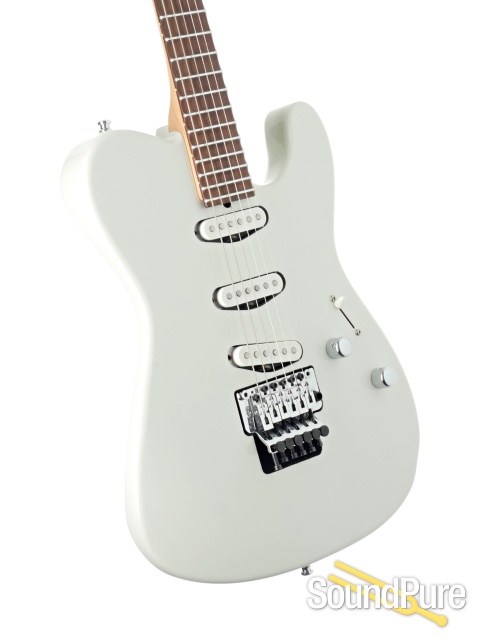 Suhr Classic T Olympic White w/ Floyd Rose #6030 - Used — image 2