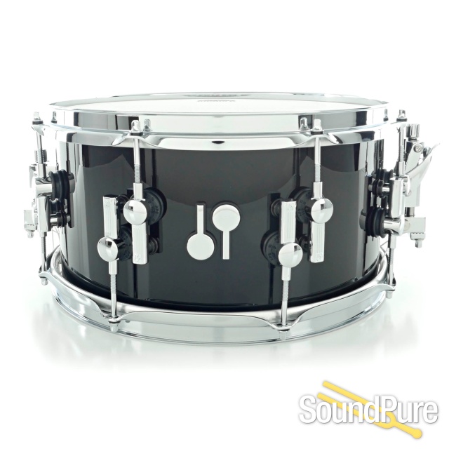 Sonor 6.5x13 SQ2 Medium Beech Snare Drum Brilliant Black — image 1
