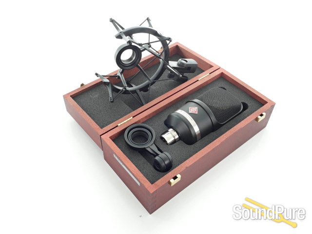 Neumann TLM 107 BK (Black) w/ EA 4 Shockmount - Used — image 2