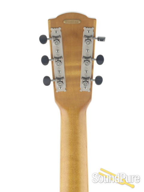 National T-14 Fret Weathered Steel Tricone Resonator #24786 — image 6