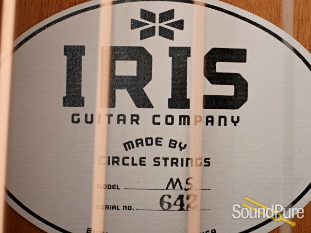Iris MS-00 Natural Sitka/Mahogany Acoustic Guitar #642 — image 7