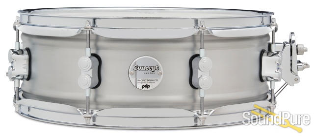 PDP 5x14 Concept Metal Brushed Aluminum Snare Drum — image 1