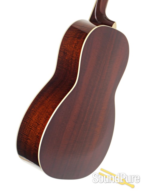 Santa Cruz Custom Koa OO Dark Red Stain Acoustic #1213 — image 10