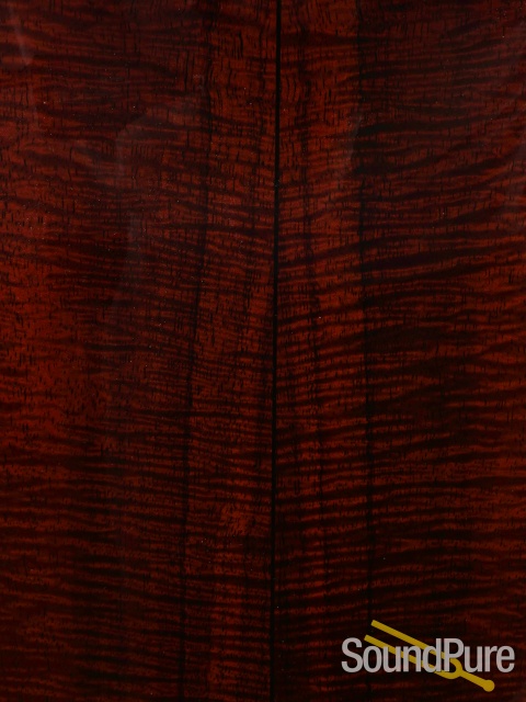 Santa Cruz Custom Koa OO Dark Red Stain Acoustic #1213 — image 11