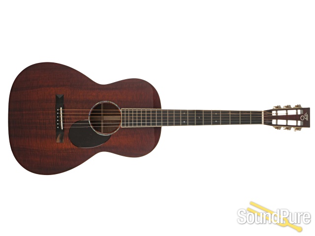 Santa Cruz Custom Koa OO Dark Red Stain Acoustic #1213 — image 14