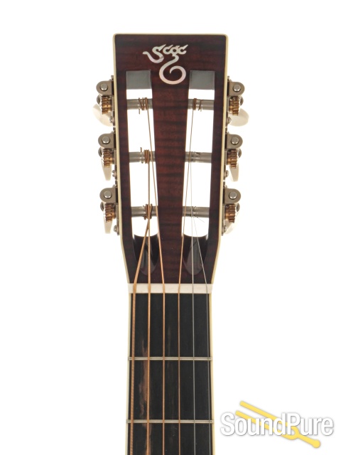 Santa Cruz Custom Koa OO Dark Red Stain Acoustic #1213 — image 17