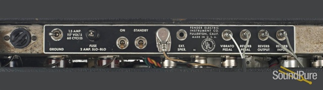 1965 Fender Super Reverb Guitar Combo Amplifier - Used — image 3