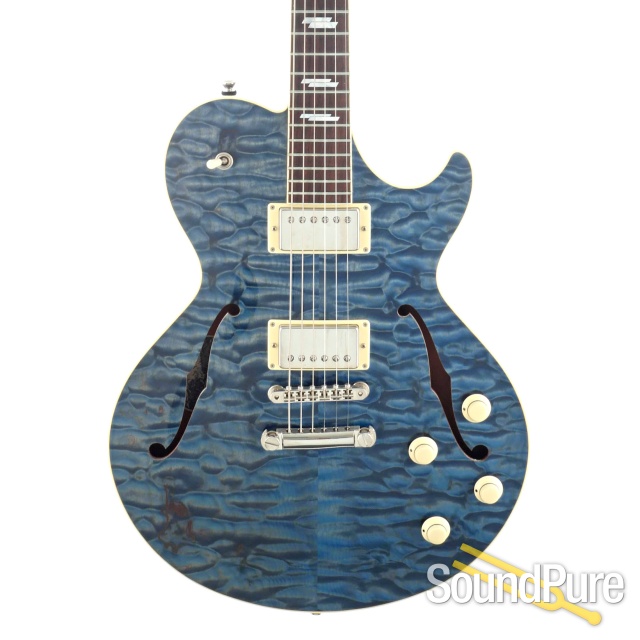 Collings SoCo Deluxe Mermaid Blue Guitar #11205 - Used — image 1