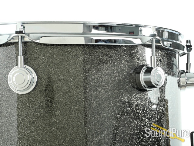 DW 3pc Performance Series Drum Set Pewter Sparkle — image 3