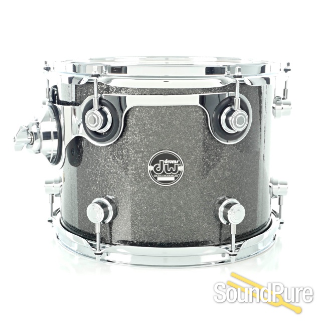 DW 3pc Performance Series Drum Set Pewter Sparkle — image 5