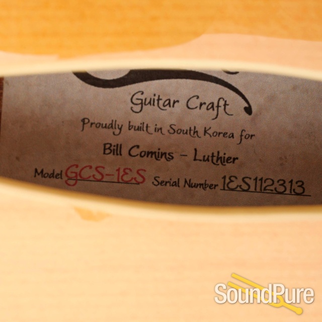 Comins GCS-1ES Blonde Semi-Hollow Electric #112313 — image 7