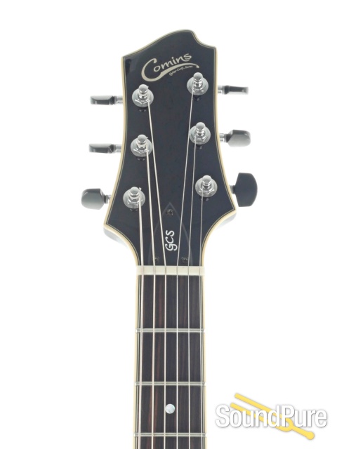 Comins GCS-1ES Black Semi-Hollow Electric #112314 — image 5