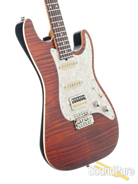 Tuttle Tuned Bent Top S HSS Bengal Electric Guitar #831 — image 2